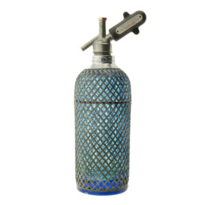 Restaurierter Sparklets Soda Siphon und restaurierte Seltzer Bottle aus den 1920er Jahren