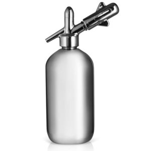 Stainless Steel Soda Siphon and Seltzer Bottles for Professional Bar Use for preparing soda water